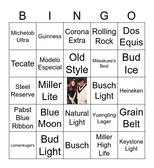 BEER Bingo Card