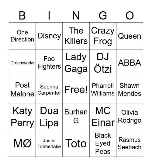 6.B Grøn Bingo Card