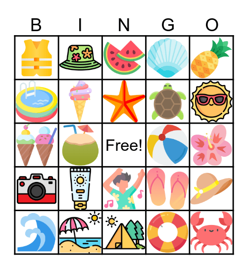 CAMP SPARK BINGO Card