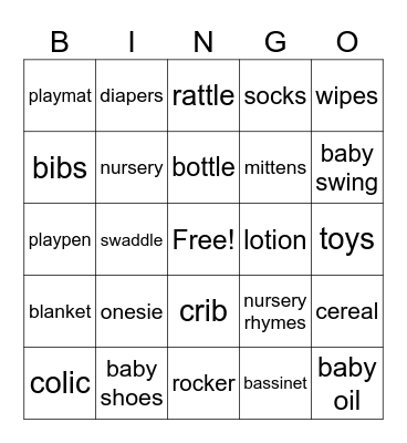 OUO GPA Bingo Card