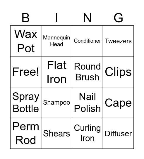 Ice Breakers & Ice Cream Bingo Card