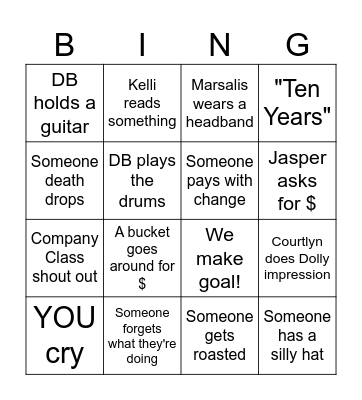 Teacharet Bingo Card