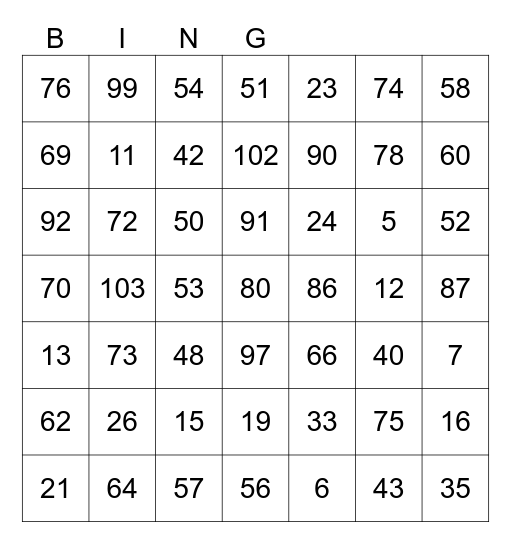 Alphabet lore trypo episodes Bingo Card