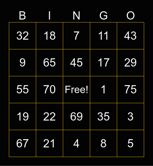 TL CHAI's BINGO BONANZA! Bingo Card
