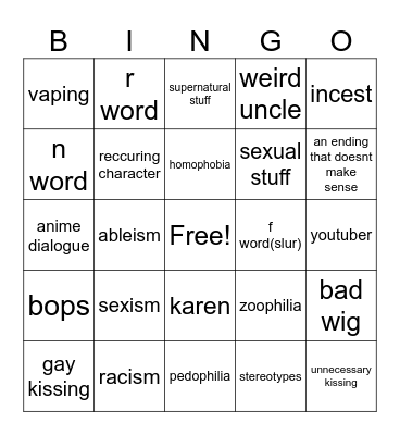 tomorrows teachings Bingo Card