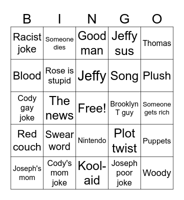 Sml Bingo Card