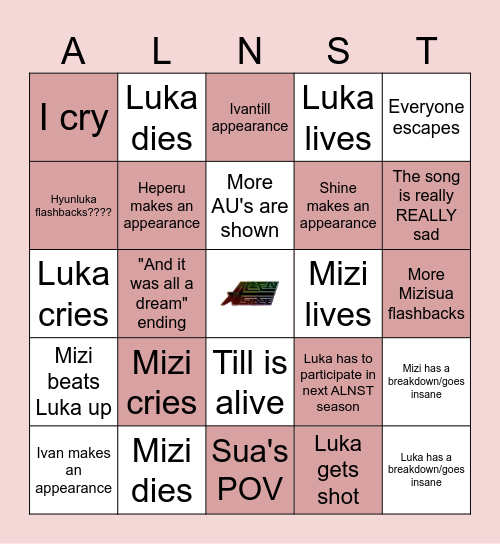 Karma Bingo Card
