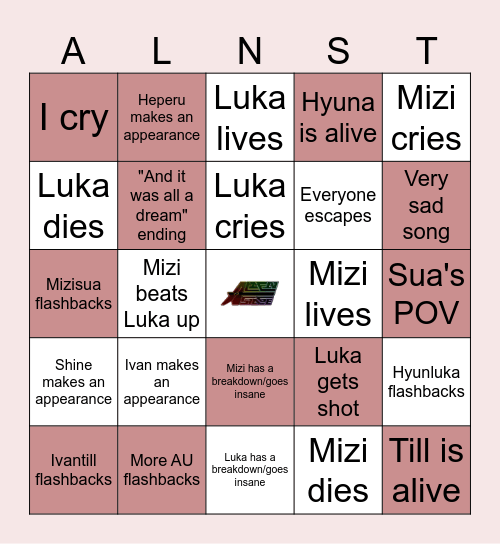 Karma Bingo Card