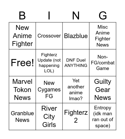 Arcsys Direct BABY Bingo Card