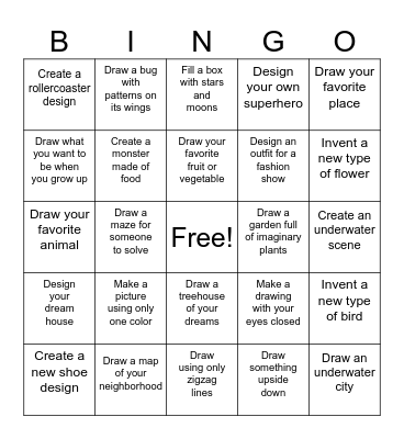 ART BINGO Card