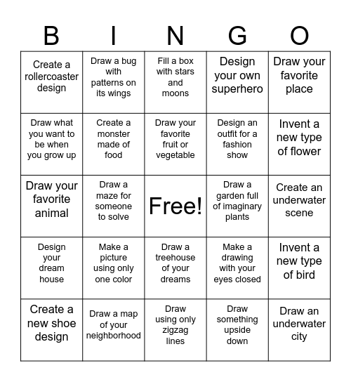 ART BINGO Card