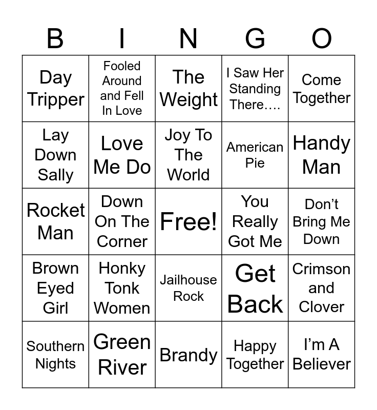 EXTRA BINGO Card