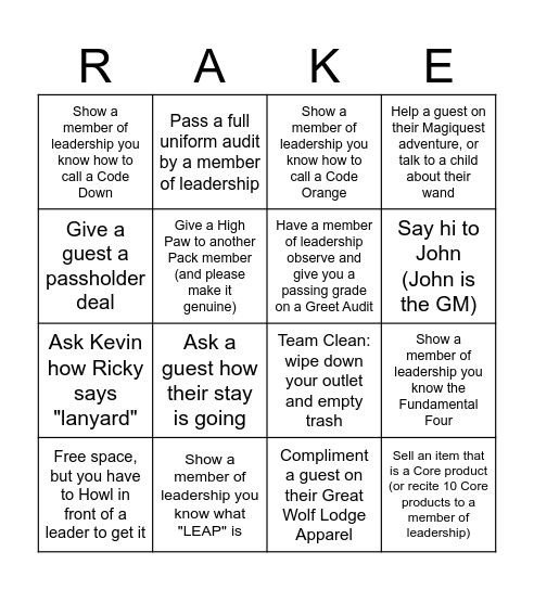 Happy Bingo Day Bingo Card