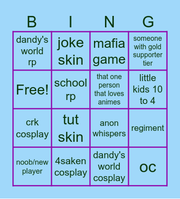 pony town docks bingo Card
