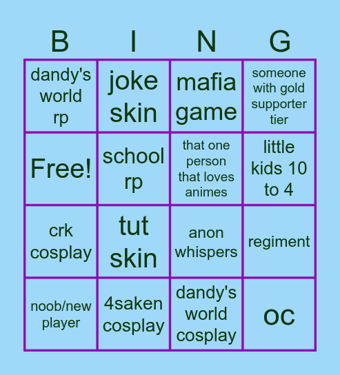 pony town docks bingo Card
