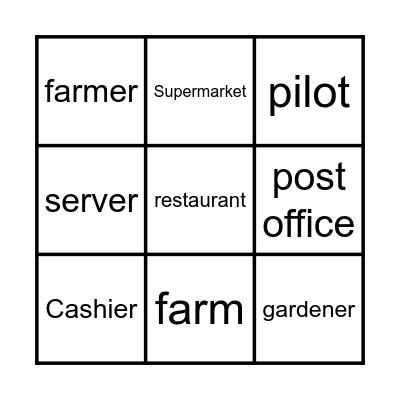 In Our Community Bingo Card