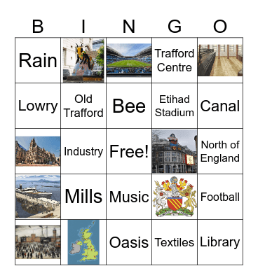 Manchester Bingo Card