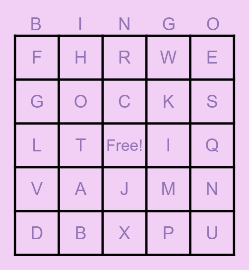 BINGO DAY Bingo Card