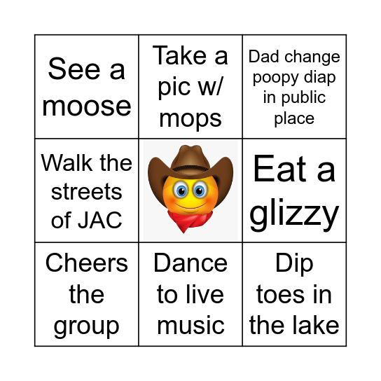 JAC Bingo Card