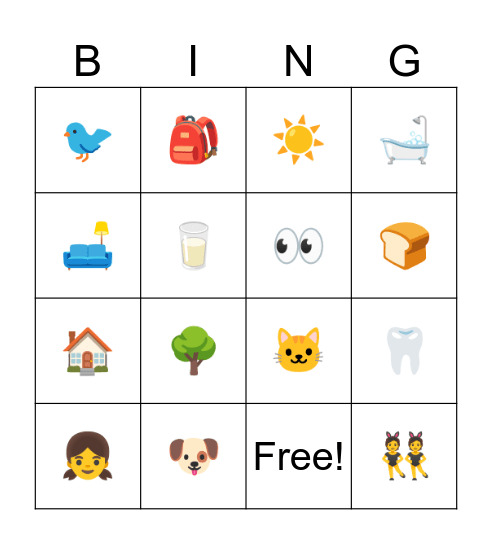Story-Bingo Card