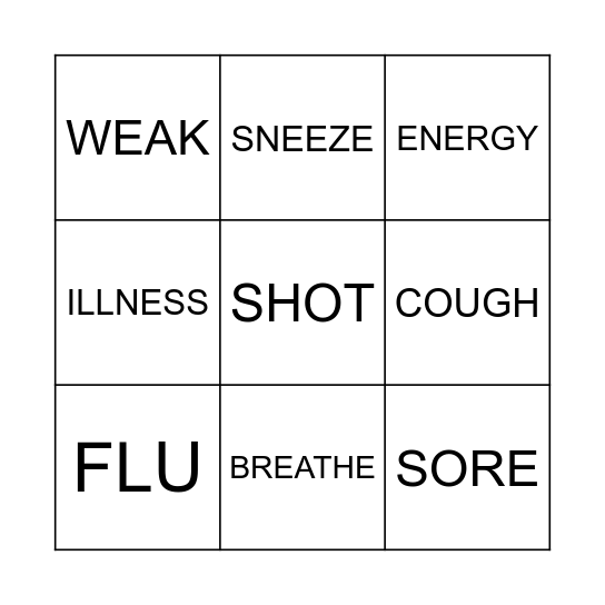Feeling Good? Bingo Card