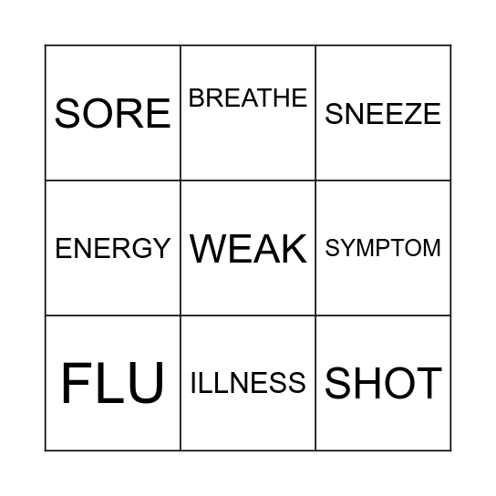 Feeling Good? Bingo Card