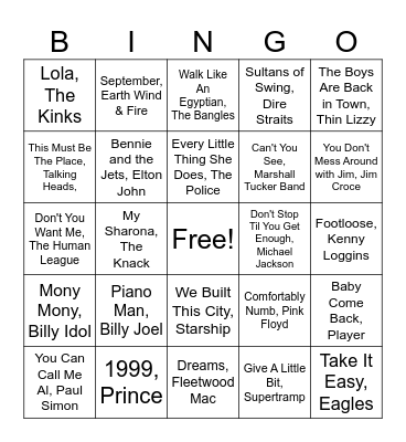 Duke Mansion Bingo! Bingo Card