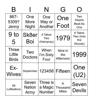 Colors Bingo Card
