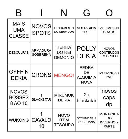BANQUETE DE HEIDEL Bingo Card