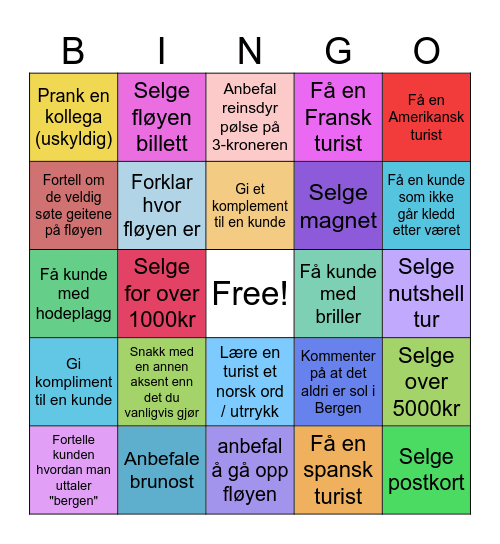 BINGO!!!!! Bingo Card