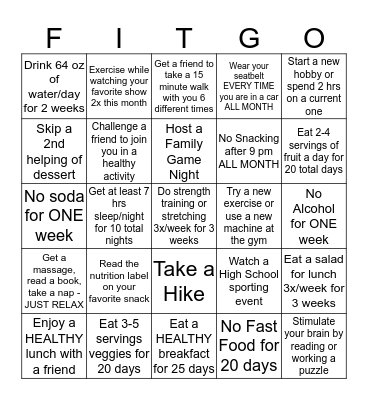Intercounty Energized's Bingo Card