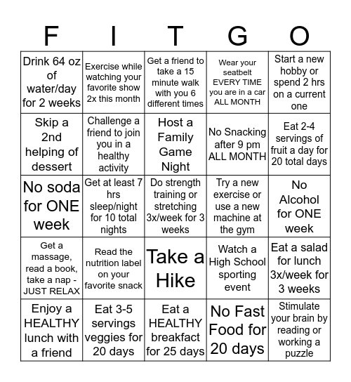 Intercounty Energized's Bingo Card