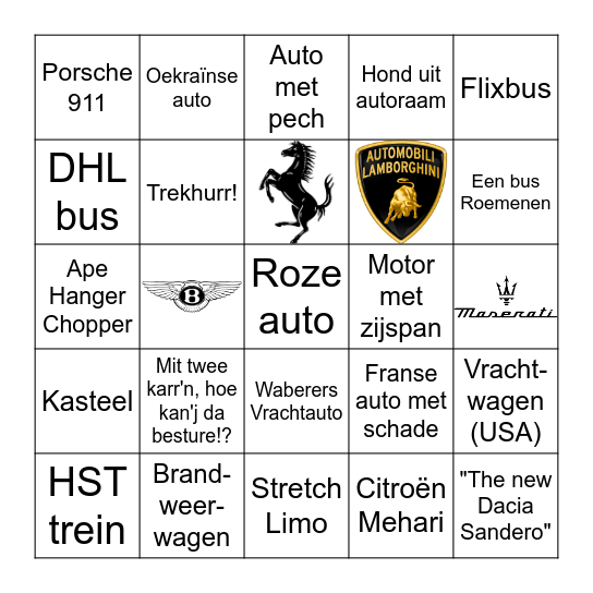 Autobingo BR Bingo Card