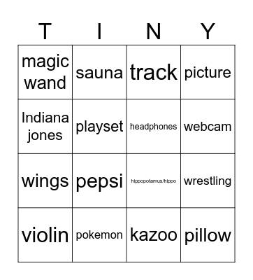 Infinite Craft Bingo Board Bingo Card