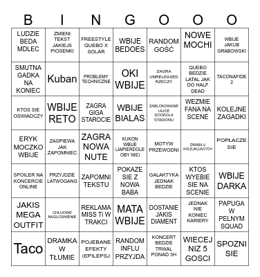 QBingo Card