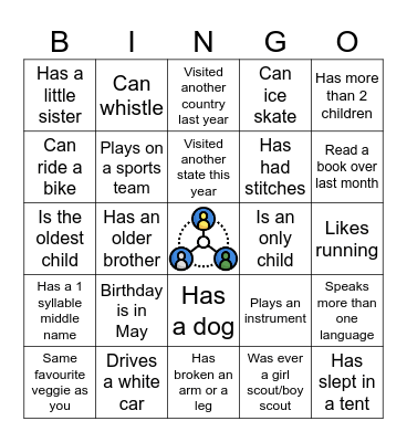 Connection Bingo Card