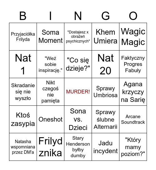 Elydia Bingo v2 Bingo Card