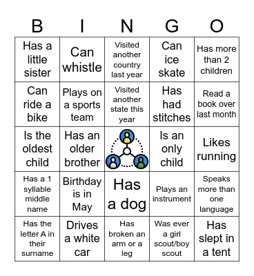 Connection Bingo Card