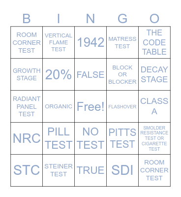 CHAPTER 10 Bingo Card