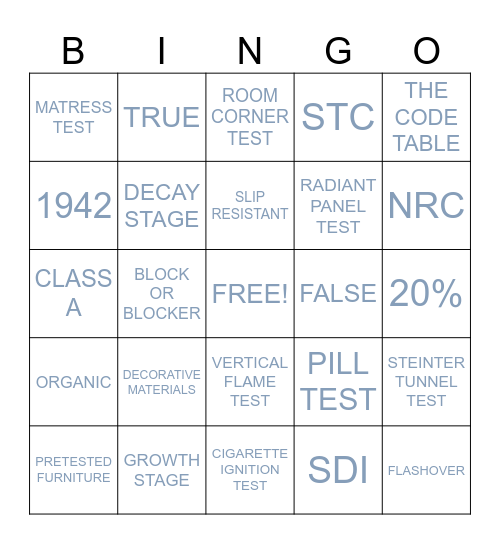 CHAPTER 10 Bingo Card