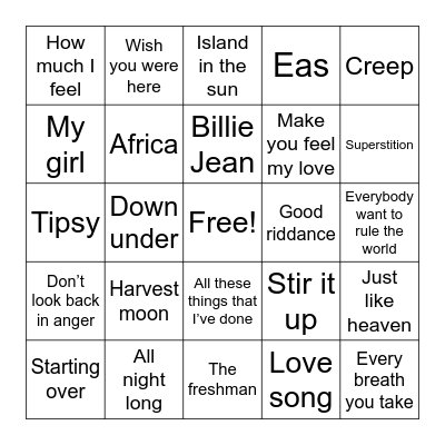 LMB 6.29 Bingo Card