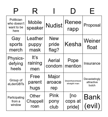 The people demand usable transit Bingo Card