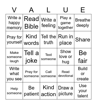 SUMMER BINGO! Bingo Card