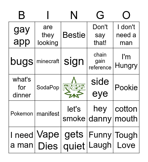 5286341942 Bingo Card