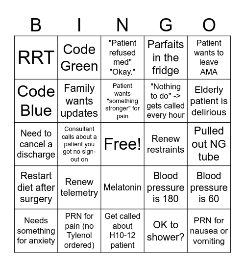 Cross-Cover BINGO Card