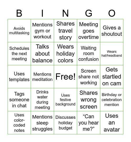 PestSense Bingo Card