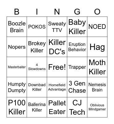 SWF Bingo Card