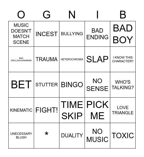 acdvrfbtg meodwwsdw meowfrw cuddle meeeesow UPDATE Bingo Card