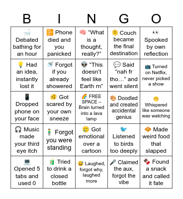 Stoner bingo Card