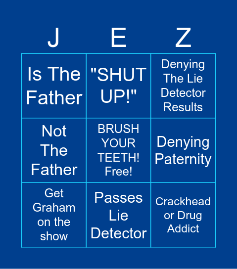 Kyle Bingo Card